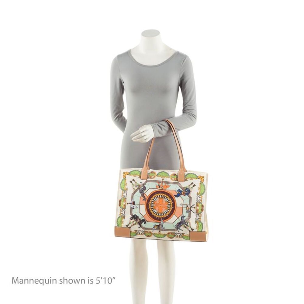 Tory Burch Printed Nylon Leather Ella Tote - Picture 5 of 12